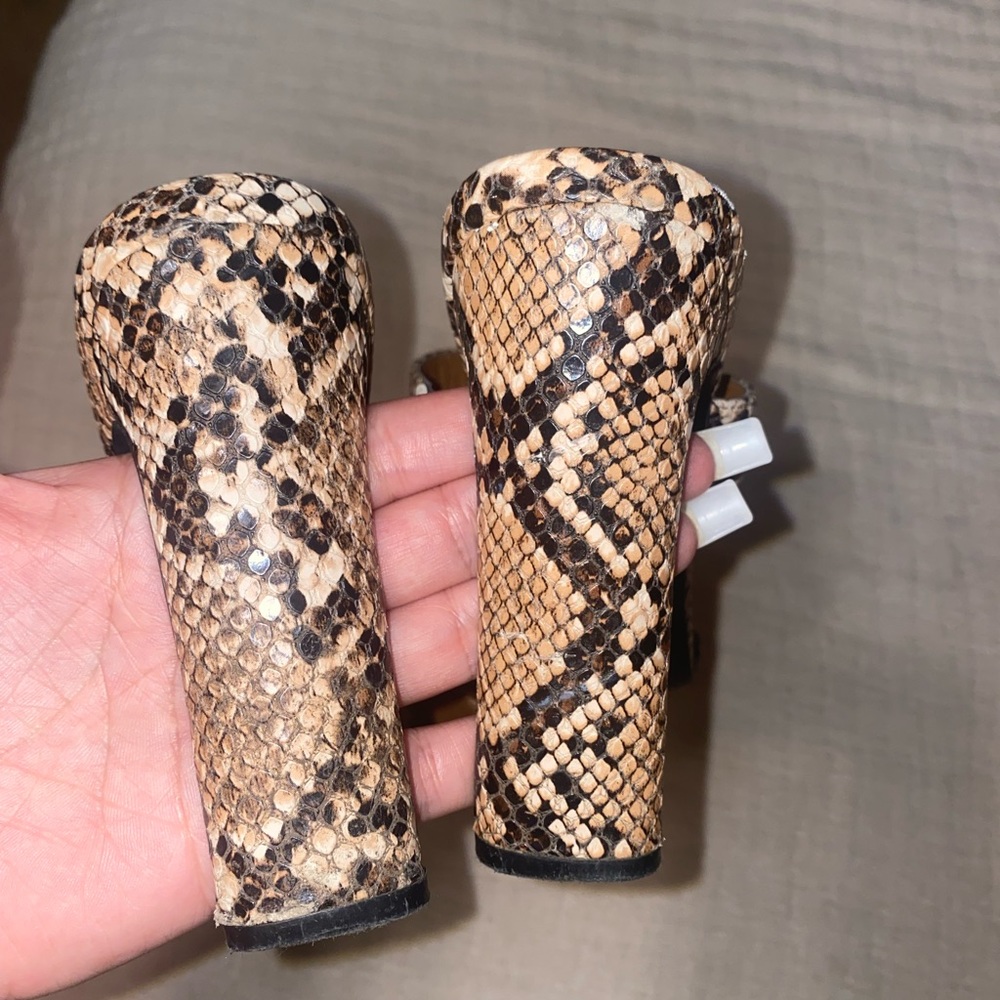 snake print mules - Picture 3 of 4